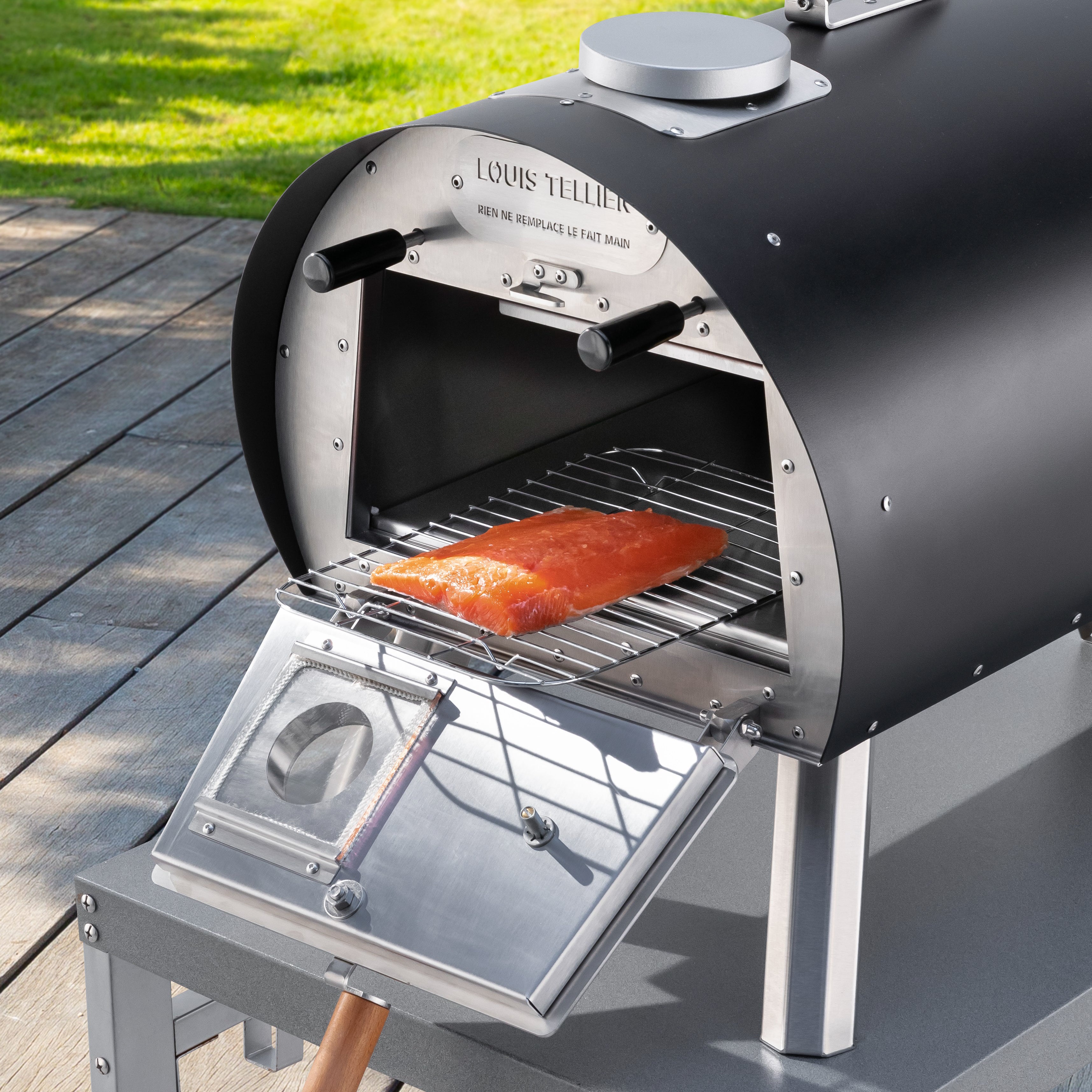 Volette tissée rectangulaire - inox - 30,5 x 22 cm